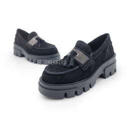 Brunello Cucinelli Loafers Suede Woman Black