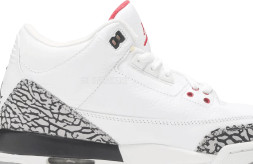 Женские кроссовки Nike Air Jordan 3 Retro GS &#039;White Cement&#039; 2011
