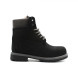 Женские ботинки с мехом Timberland Black-Grey