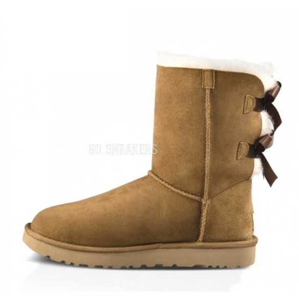 Женские угги с бантиками Bailey Bow II Chestnut