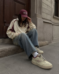 Balenciaga Hamptons Worn Out Low Beige & Red