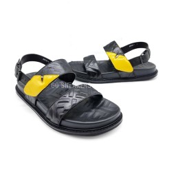 Fendi Sandals Black/Yellow