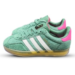 Adidas Gazelle Suede Green/Pink