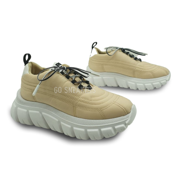 Женские кроссовки Prada Rush Beige