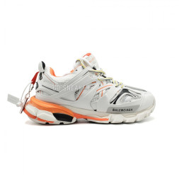 Balensiaga Track Trainer White-Orange