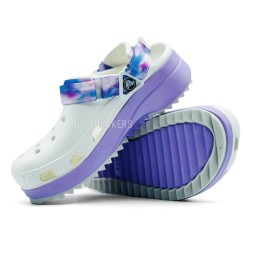 Crocs Classic Hiker White/Purple Multi