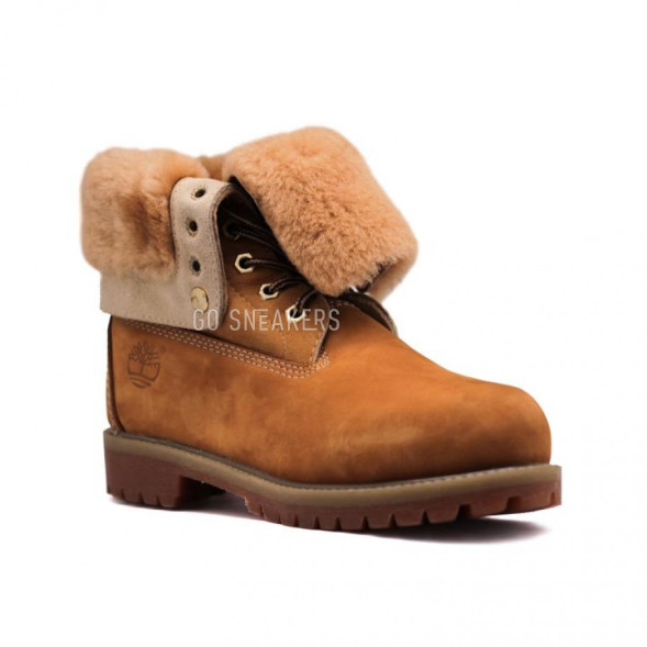 Женские ботинки с мехом Timberland Teddy Albina Chestnut
