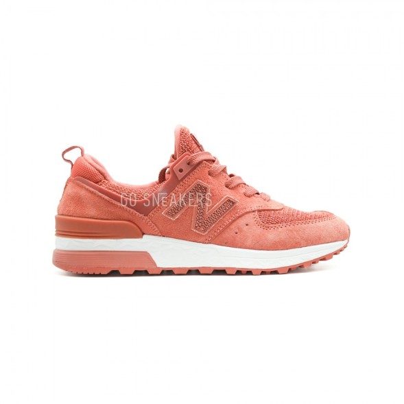 Женские кроссовки New Balance 574S Coral