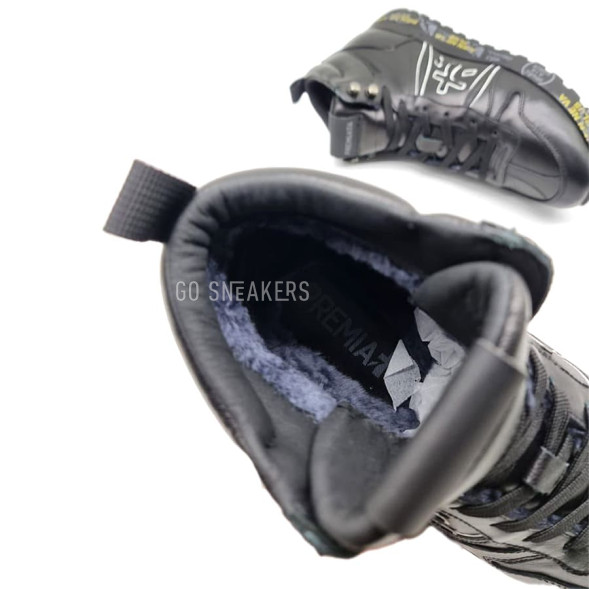 Мужские зимние кроссовки Premiata Leather High Man Winter Black