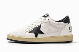 Golden Goose Ball Star White Leather Suede