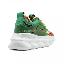 Versace Chain Reaction Green Multicolor Print