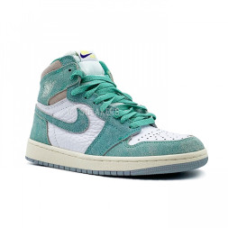 Женские кроссовки Nike Air Jordan1 Retro High OG &#039;Flight Nostalgia&#039; Turbo Green