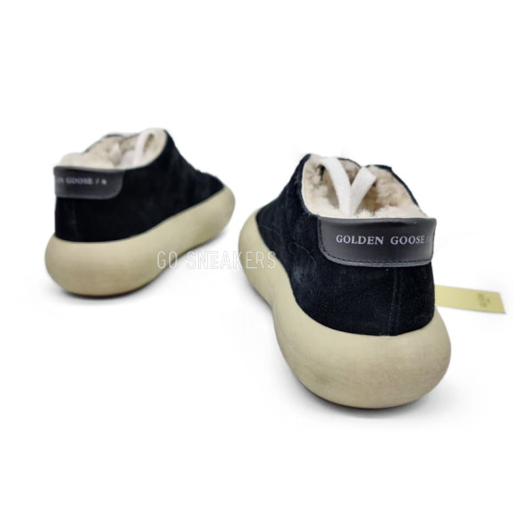 Унисекс зимние кроссовки Golden Goose ggobispace Low Winter Suede Black