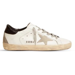 Golden Goose Super-Star Men's Black Heel Tab