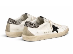 Golden Goose Super-Star Croco-Print Star