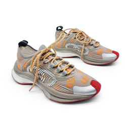 Gucci Run Sneaker Grey/Orange