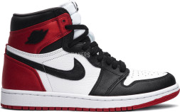 Женские кроссовки Nike Wmns Air Jordan 1 Retro High &#039;Satin Black Toe&#039;