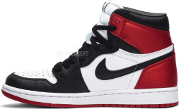 Женские кроссовки Nike Wmns Air Jordan 1 Retro High &#039;Satin Black Toe&#039;