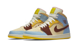 Nike Air Jordan 1 Mid SE Fearless Maison Chateau Rouge