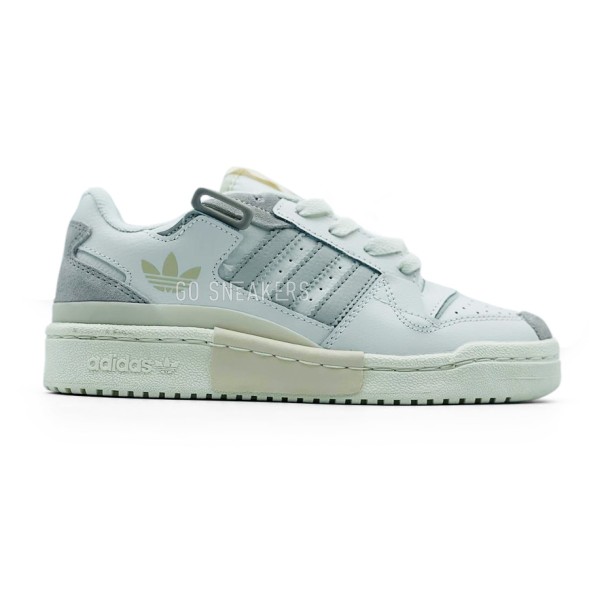 Унисекс кроссовки Adidas Forum Low White and Grey