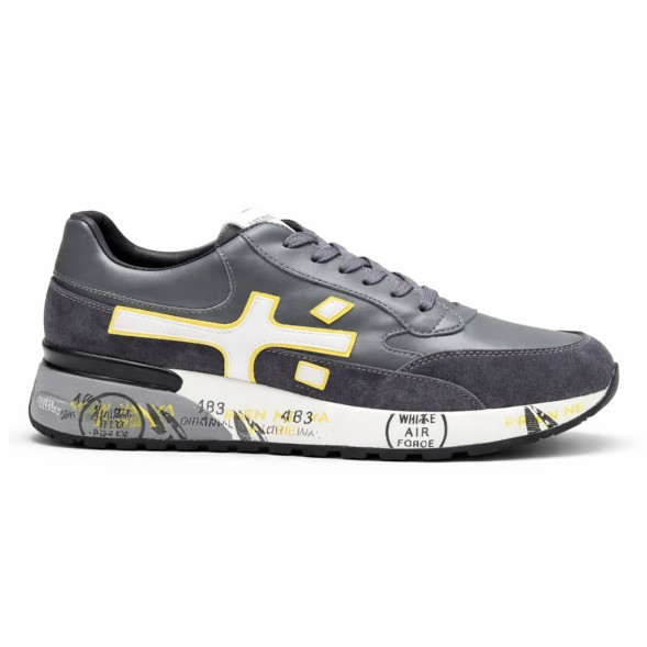 Унисекс кроссовки Premiata 483 Suede/Leather Grey