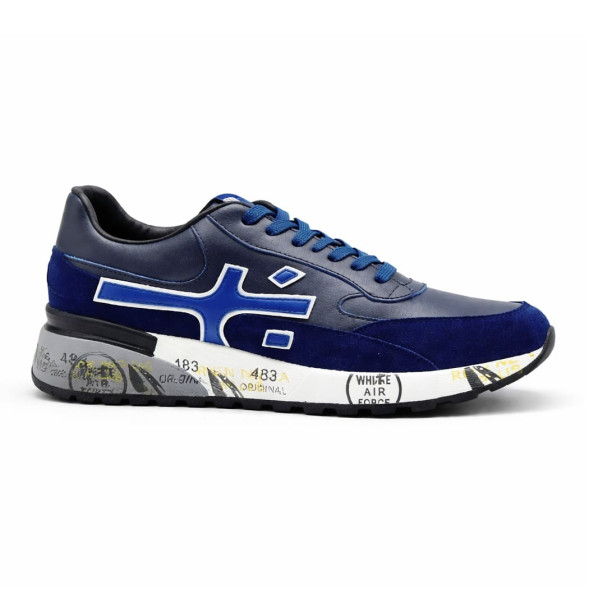 Унисекс кроссовки Premiata 483 Leather/Suede Black/Navy