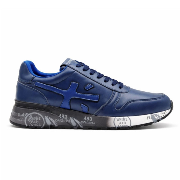 Унисекс кроссовки Premiata 483 Leather Full Navy