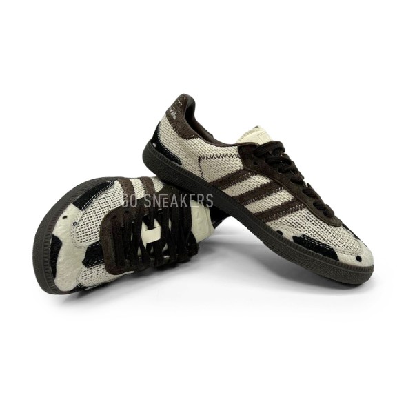 Женские кеды Adidas Samba Textile Woman White Black