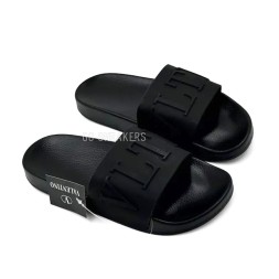 Valentino Slides Man Black