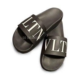 Valentino Slides Man Black/White