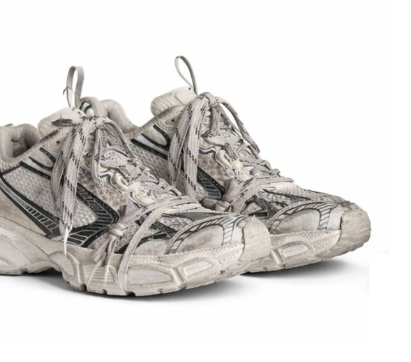 Унисекс кроссовки Balenciaga 3XL White Black