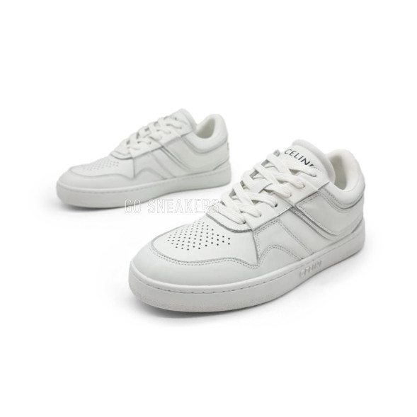 Женские кроссовки Celine Trainer Low Lace-Up White