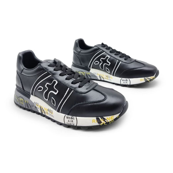 Унисекс кроссовки Premiata 483 Black Leather