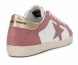 Женские кеды Golden Goose Super-Star Leather/Suede White/Pink