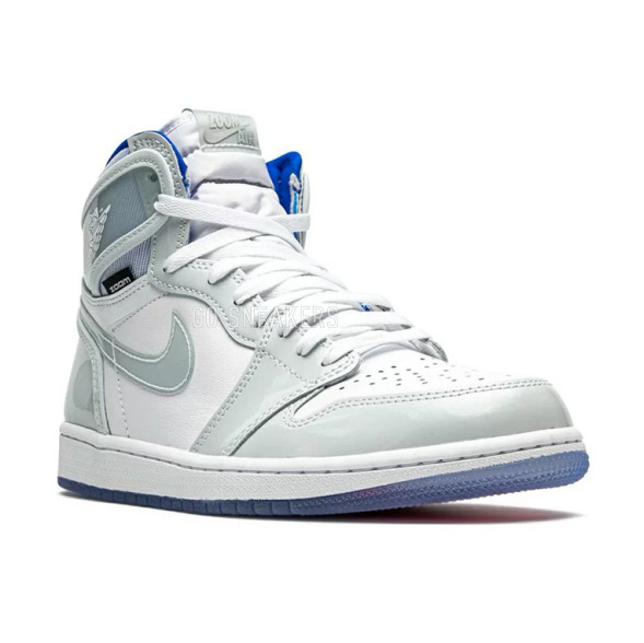 Унисекс кроссовки Nike Jordan 1 Retro High Zoom White Racer Blue