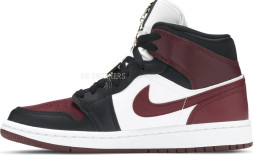 Женские кроссовки Nike Wmns Air Jordan 1 Mid SE &#039;Gold Pendants&#039;