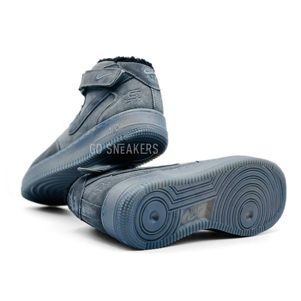 Унисекс зимние кроссовки Nike Air Force 1 ’07 LV8 Mid Utility Winter Suede Grey