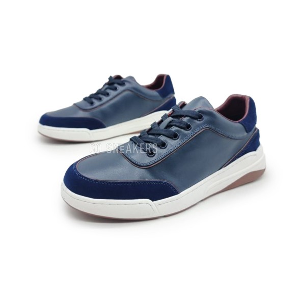 Унисекс кроссовки Loro Piana Newport Walk Leather Blue