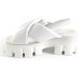 Женские босоножки Prada Sandals Leather White