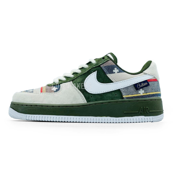 Унисекс кроссовки Nike Air Force 1 Pendleton Green/White