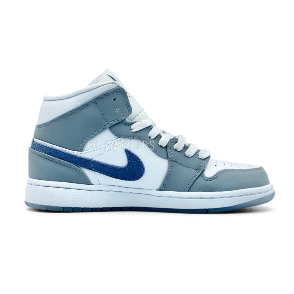 Унисекс кроссовки Nike Air Jordan White/Light Blue