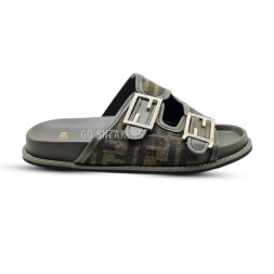 Fendi Flip-flops Double Olive