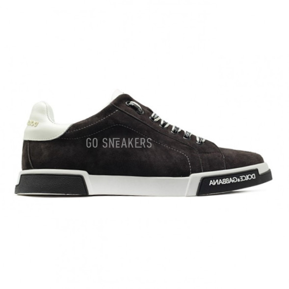 Мужские кеды Dolce &amp;amp; Gabbana Portofino Brown/White