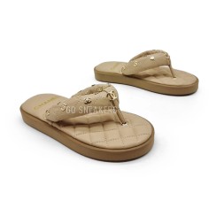 Chanel 5 Flip-flops Beige