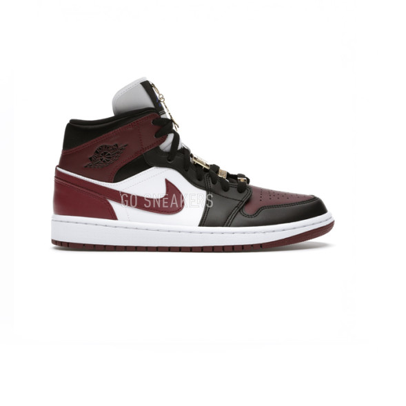 Унисекс кроссовки Nike Air Jordan 1 Mid SE Black Dark Beetroot