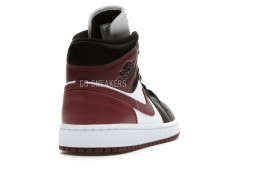 Nike Air Jordan 1 Mid SE Black Dark Beetroot