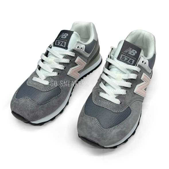Женские кроссовки New Balance 574 Suede Grey/Pink