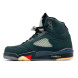Мужские кроссовки Nike Air Jordan 5 Retro Gore-Tex Off-Noir Dark Green