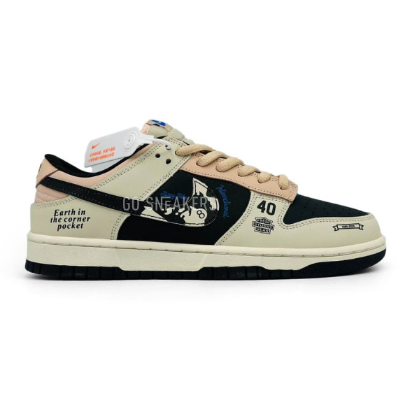 Женские кроссовки Nike Dunk Low Retro Team Red Woman Cream/Black