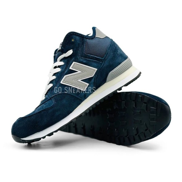 Унисекс зимние кроссовки New Balance 574 High Winter Navy Unisex